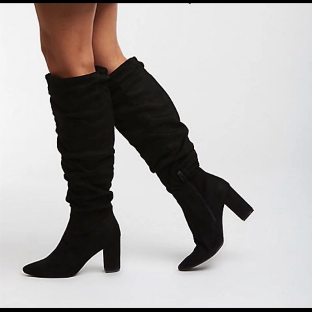 Black Suede Boots